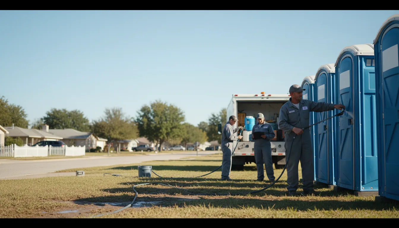 Long-Term Portable Toilet Rental in Sugarcreek, OH near me